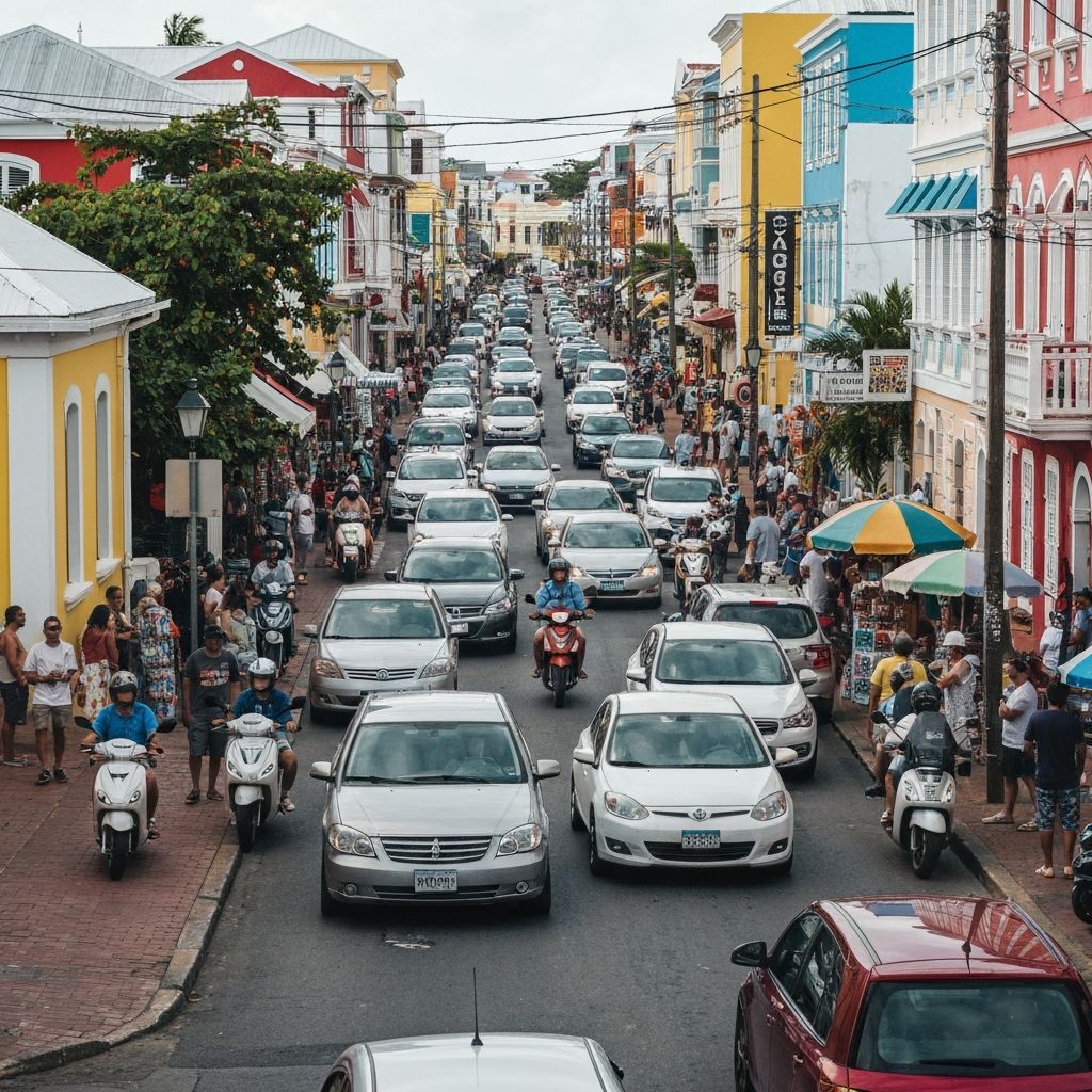 Road noise pollution in Saint-Barth